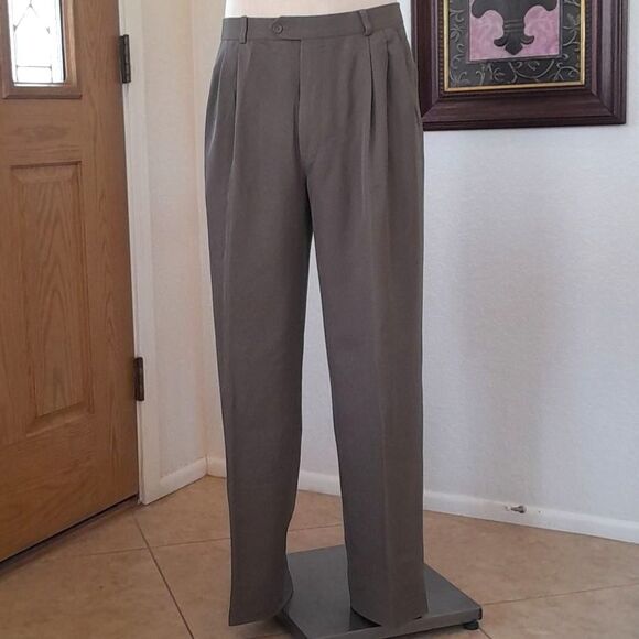 Pronto Uomo- Worsted Wool Trousers - Picture 1 of 16